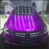 bonbons violet brillant vinyle VOITURE WRAP FILM avec canal d'air METALLIC violette autocollant de voiture styling foile Taille 1.52x20m / rouleau