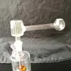 Filter Doppelwaschanlage Glas Bongs Accessoires, Glasrauchrohre farbenfrohe Mini Multi-Farben Handrohre Bester Löffelglas