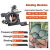 Machine à tatouer professionnelle, 4 pièces, pistolets de coloration à doublure Fine, ombrage, 10 bobines d'enveloppe, WQ4469132375