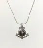 Medaglioni con gabbia di ancoraggio da 18KGP, supporti pendenti con perle/gemme per gioielli carini e adorabili alla moda fai-da-te