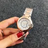 Mulher relógios de quartzo literal strass inlay escala relógio dial moda aço completo dial relógios de pulso calendário quartzo Watches285U