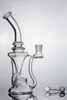 Gloednieuwe Shisha Glass Bongs Hookahs met Tornado en Cycloon Recycler PERC Glas Waterleidingen 18 mm Joint