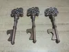 400pcs/lot Classic Creative Wedding Favors Party Back Gifts for Guest Antique Copper Skeleton Key Bottle Opener