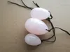 20sETs / Lot Quartz Crystal Eggs med rep Yoni Egg Massage Handboll Massager Boll för träningsboll Hälso- och sjukvårdsmassageverktyg