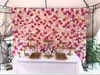 jr0108 무료 배송 뜨거운 판매 저렴한 Christams/Festive/Party/Party/Wedding Stage 인공적인 Befutiful Silk Flower Wall 배경 장식 꽃