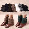 Vente en gros- Nouvelle Fashionwomen Chaussettes d'hiver Bouton Bouton Crochet Boot Boot Chaussettes Toppers Poignets 22L6 84RH