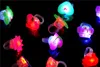 Cheap Cute LED Lighted Toys Gifts gloves Cartoon ring light wholesale Flashing ring LED toys small gifts 1356