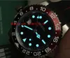 Fashion Top Quality Luxury Wristwatch II 116710 40mm Ceramic Bezel BATMAN Black/Red Rubber Bracelet Mechanical Men Watches New Arrival