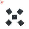 80st Plastic Square Löst diamant Display Package Box White Gem Case Black Memory Foam Pad Beads Pendant Box Showcase 3 3 2CM2258