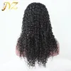 Curly Human Hair Wigs Bleached Knots 130 Density Swiss Lace Human Hair Full Lace Wigs With Baby Hair Lace Front Wigs5518274