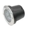 6 * 1W 6W ha condotto la luce sotterranea AC85 ~ 265V impermeabile IP67 Outdoor sepolto percorso del giardino Spot illuminazione interrata da incasso