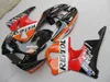 Kit de 7 carénages gratuit pour Honda CBR919RR 98 99 ensemble carénages noir orange CBR 900RR 1998 1999 OT14