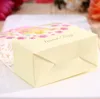 100 Uds. Caja de dulces de flores para novios y novias huecas, cajas de bombones con cinta para regalo de recuerdo de fiesta de boda y Baby Shower