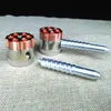 Pipa da fumo a sei colpi Grinder per tabacco Pipa in metallo Revolver Pipa a sei colpi Camera per spezie per erbe Grinder per erbe in metallo Pipa per tabacco a due funzioni Pipa Revolver con smerigliatrice