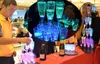 Mini LED Party Lights Square Color Changing LED ice cubes Glowing Ice Cubes Blinking Flashing Novelty Party Supply