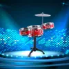 Enfants Enfants Jouets Éducatifs Rock Drums Simulation Instruments De Musique Trois tambours en gros