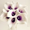 30 sztuk Callas Latex Calla Lily Sztuczne Real Touch Lily Kwiat Callas Do Bukiet Bridal Centerspectes Home Decoration