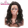 Greatremy Body Wave brésilien 3 faisceaux et 360 Lace Frontal avec des cheveux de bébé pour cheveux vierges brésiliens complets avec 360 LaceFrontal