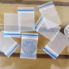 100pcs Ziplock Plastic Zipper Clear Bags Lip With Blue Line Mini Seal Resealable Poly Baggies Tiny Ziplock Bags2132529