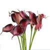 Calla Lily 2015 Artificial Flower Pu Real Touch Home Decoration Fleurs 30pcs Lot Wedding Bouquet XZ 014 DÉCORATION FLOWERS4246888