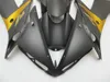 Injektionsgjutning Body Work Fairing Kit för Yamaha YZFR1 2004 2005 2006 Matt Black Fairings Set YZF R1 04 05 06 OT07