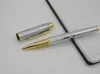 3st kontor metall gåva Rostfritt guld Arrow Clip Rolle Ball Pen Promotion