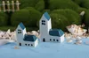 20 sets gratis verzending 4options 4 kleuren Tiny Castles Fairy Decoratieve DIY Garden en Thuis Bureau Kunstmatige Hars Miniaturen Cottage Accessoire