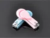 100pcs/lot Safety Stainless Steel Nail Clipper Pink Nail Nippers Professional Manicure Finger Cuticle Nail Cutter Manicure Tool