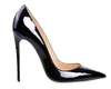 Мода 12 см каблук женщины ню лакированная кожа Кожа Peep-toes высокие каблуки ,Desiger платформы мелкий рот Женская обувь платье черные насосы