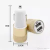 Mini Universal Car Charger Socket Power Adapter Car Plug LED Light USB Charger Charging Adapter f￶r iOS- och Android -mobiltelefoner