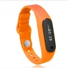 60pcs E06 Smart Healthy Bracelet IP67 Braccialetto impermeabile Bluetooth V4.0 con acquisizione remota compatibile per Android e IOS + scatole al dettaglio