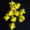 Duck UFO Carb Cap Vetro colorato solido Giallo Duck dome 24mm per 4mm Thermal P Quartz banger Nails bong per tubi dell'acqua in stock