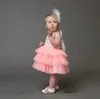 Neue Kleinkindkleidung Baby Mädchen Kleidung Blumenmädchen Kleid Kinder Prinzessin Partykleid Mode Mädchen Tutu Pailletten Spitze Festzug Brautkleider