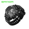 2017 SANDA Fashion Waterproof Sport Watch Men Camping Diving Military Wrist Watches Geneva Clock For Male Saat Relogio Masculino