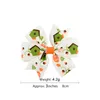 Baby Halloween Barrettes da 3 pollici Bows a nastro grosio con clip Girls Ghost Pumpkin Childre