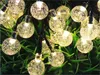 Strings 30 LEDS -lichten Party Kerstmis LED Kerstlampen LED -snaren Lichtlamp Zonne -touwbollen waterdicht 6,5 m