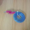 LED Visible Led Light Smile Face Micro USB Cables 1m 3ft Noodle Charger Luminous Charging Lighting Line For Samsung HTC Andriod Phone ap 5