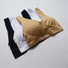 Kvinnor Sexig Push Up Breast Genie Bra Med Avtagbara Pads Seamless Färgglada Underkläder 9 Färger I lager