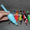 narghilè SiliNectar con filtro Nettare di silicone Bong in silicone con chiodi in titanio maschio da 10 mm strumenti per dabber DHL