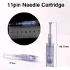 10 قطع ديرما القلم microneedle نصائح 11 إبرة noven-xl خراطيش يناسب dermapen 2، goldpen، الدكتور العناية بالطبيب الجلدية تخفيف تبييض