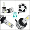 1 Paar S2 HighDipped Beam COB Chips H7 LED-Scheinwerfer-Kits Auto-Scheinwerfer H11 Nebelscheinwerfer H13 H4 9006 mit Lüfter2022236