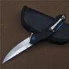 D2 Bladknivar Kesiwo Blue Moon Folding Knife Outdoor Tactical Survival Knife Utility Camping Handverktyg med läderväska Toppkvalitet