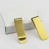 Stainless Steel Brass Money Clipper Slim Money Wallet Clip Clamp Card Holder Credit Name Card Holder 20x52mm ZA4915