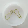 1000 pcs light yellow color pear shaped safety pin, stitch marker, good for DIY craft, hang tags