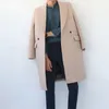 Hurtownia- Autumn Winter Wool Coat 2017 Bawełny Wadden Grusty wełniany kurtka w stylu Koreańska Męska Kurtka o długiej zawartości wiatrówki