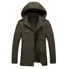 Wholesale-冬のジャケットの男性新着2016ファッションホット暖かい厚い厚いメンズコートフード付きコットンパッドドジャケット旅行服