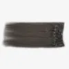 Extensions de cheveux gris clip en 7pcs 100g extensions de cheveux humains argent clip en extensions de cheveux humains