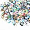 Hurtownie Assorted Mix Colors Noosa Style 18mm akrylowe szklane przyciski Snaps Charms Charms Biżuteria dla bransoletek Nowy