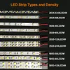 LED Strip Licht Buig Vrij 2835smd S vorm DC12V led strips voor vakantie outdoor decoratie 5 m/roll 60 LEDs/m