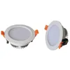 Inbyggd LED-lampor Dimbar LED tak-downlight Ljus 7W 9W 12W 15W 18W SMD 5630 LED Downlights Varm natur Kallvit AC85-265V